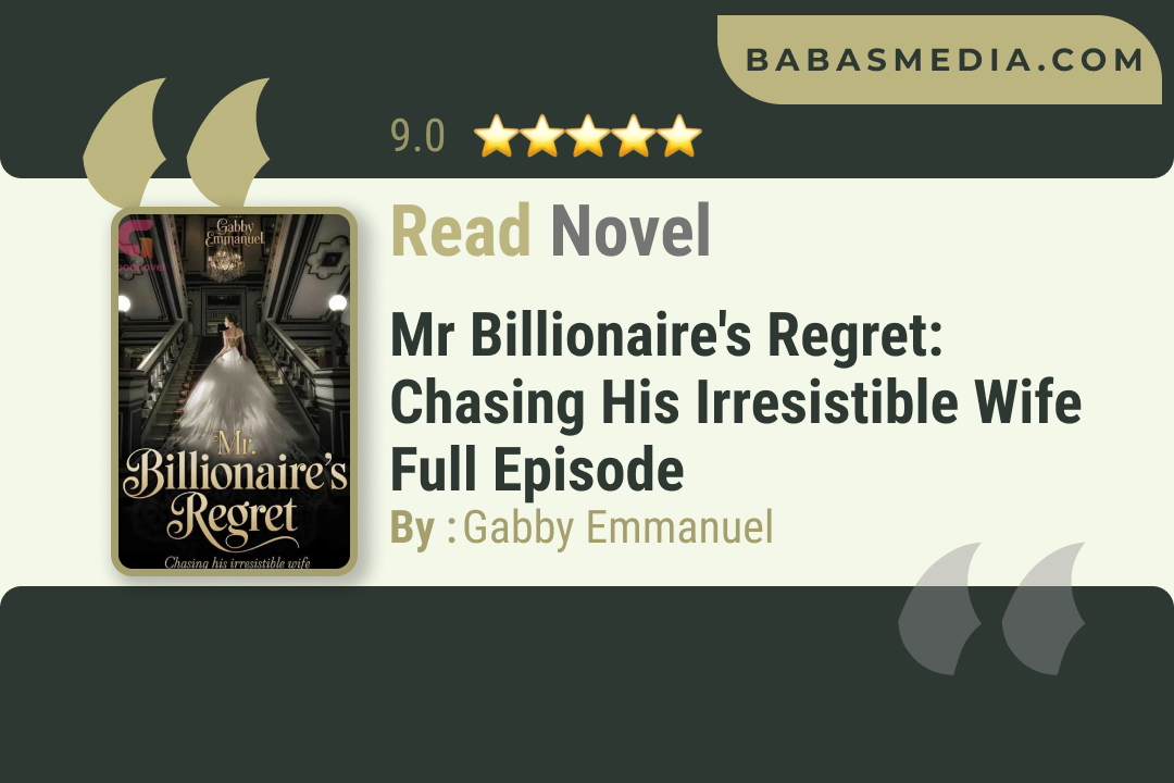 Read Mr Billionaire’s Regret: Chasing His Irresistible Wife Novel by Gabby Emmanuel