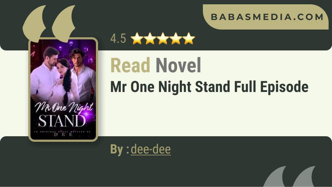 Mr one night stand Novel By Dee-dee / Read and Syopsis