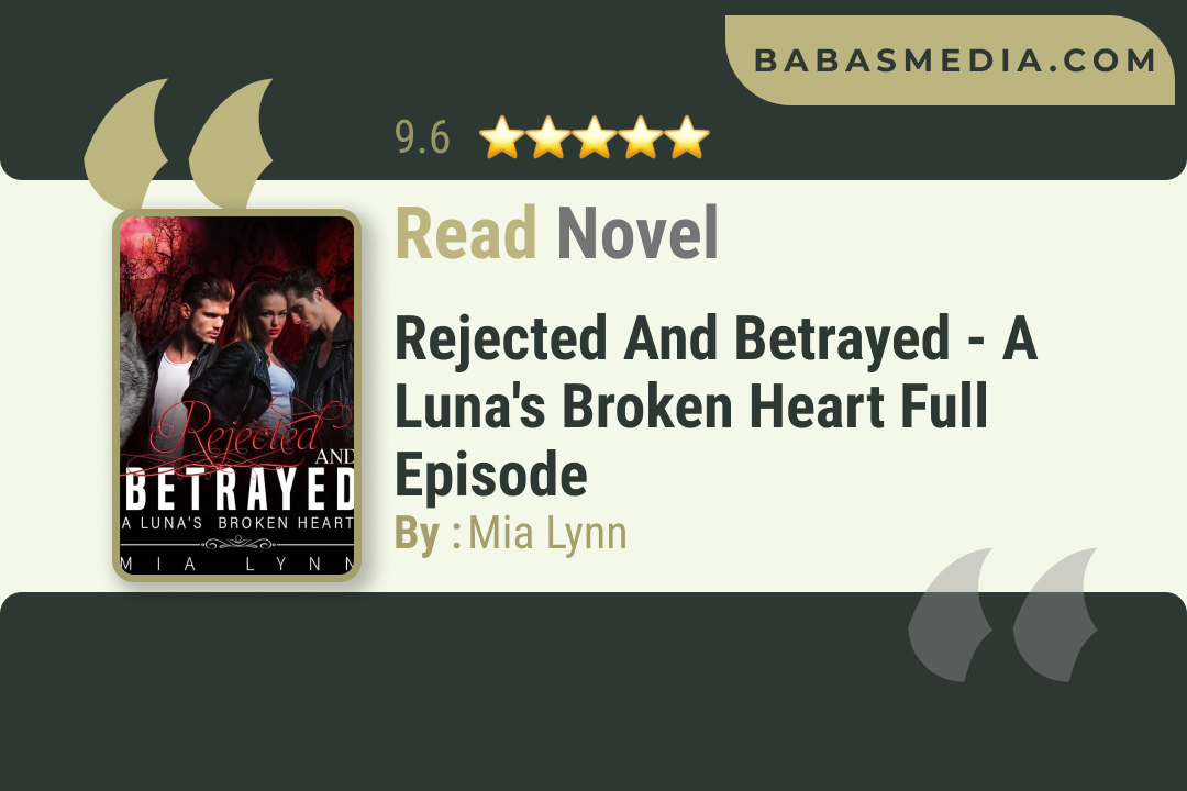Rejected and Betrayed – A Luna’s Broken Heart Novel by Mia Lynn / Read and Synopsis