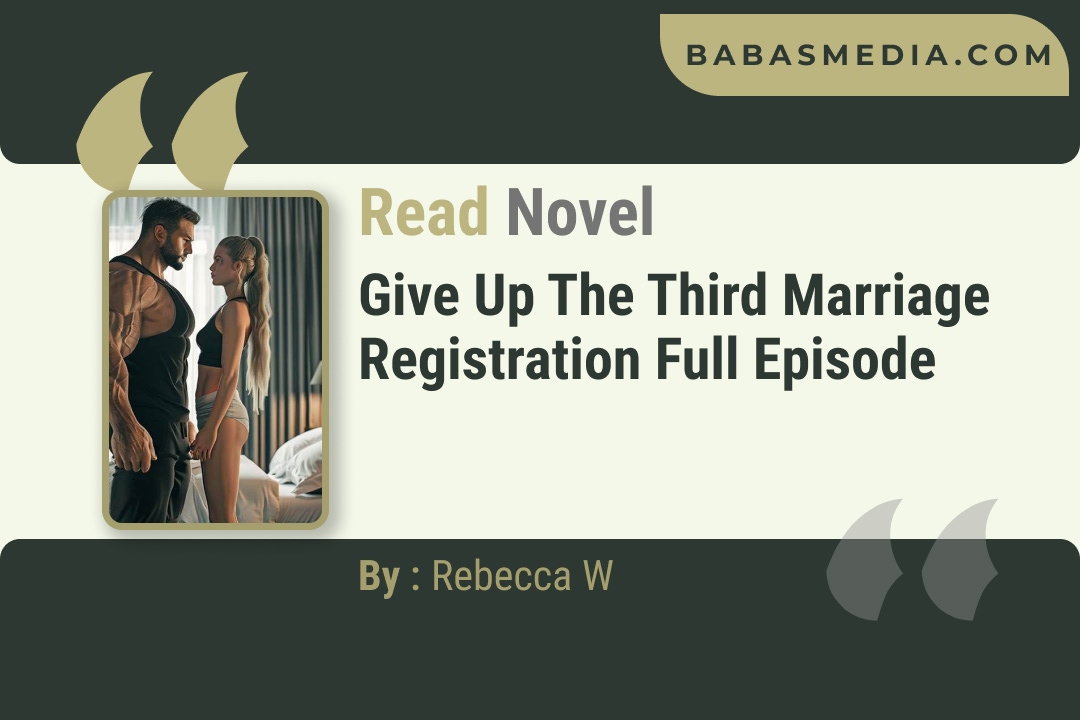 Give Up The Third Marriage Registration Novel By Rebecca W Reviews