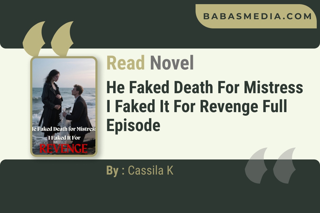 He Faked Death for Mistress I Faked It for Revenge Novel By Cassila K Reviews