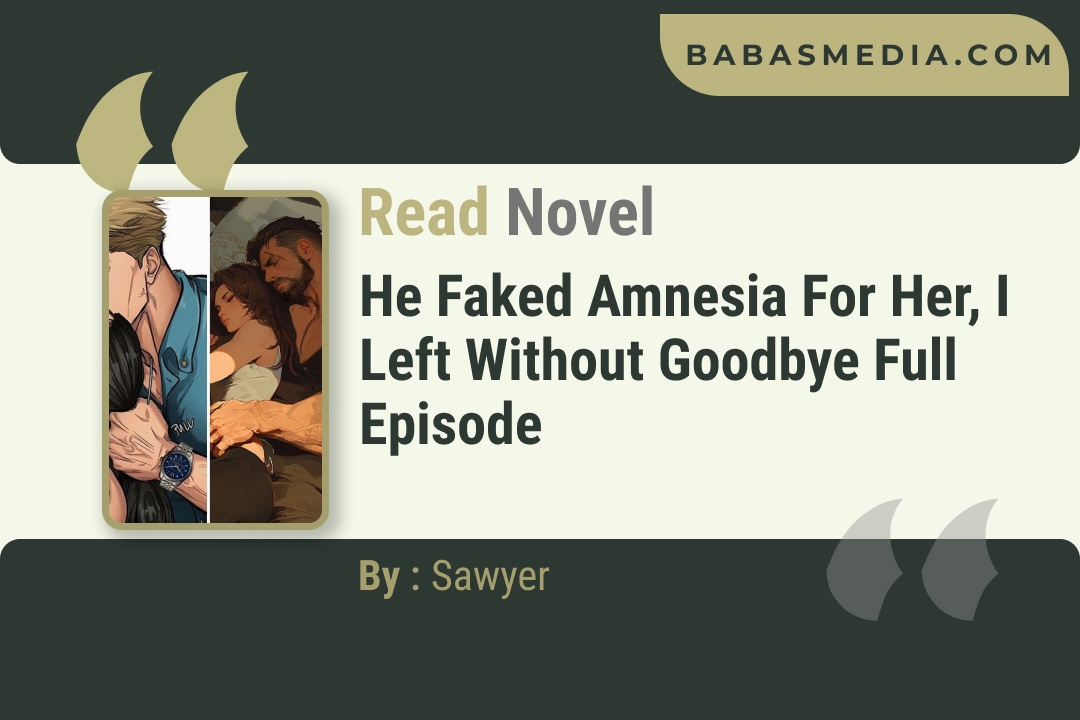 He Faked Amnesia for Her, I Left Without Goodbye Novel By Sawyer Reviews