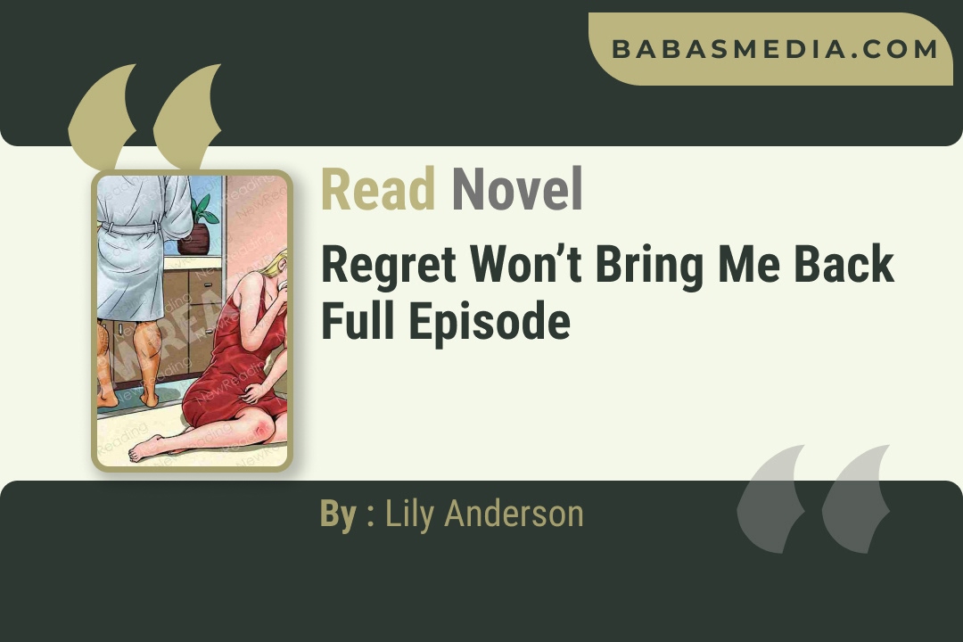 Regret Won’t Bring Me Back Novel By Lily Anderson Reviews