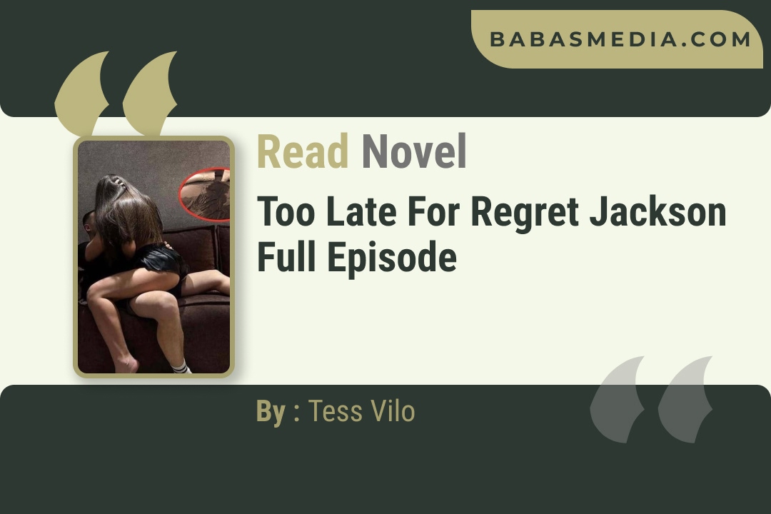 Too Late for Regret Jackson Novel By Tess Vilo Reviews