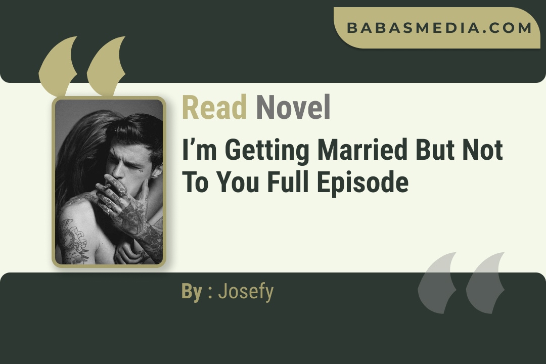I’m Getting Married But Not to You Novel By Josefy Read Reviews