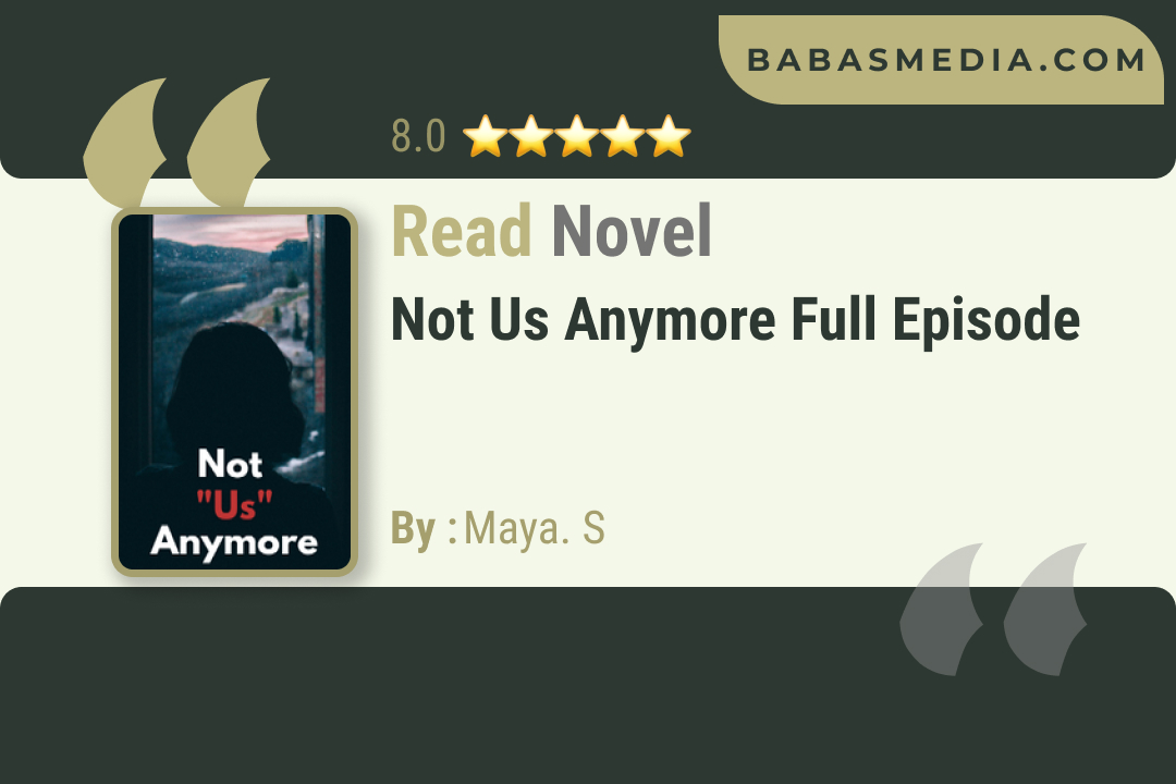 Not Us Anymore Novel By Maya. S Read Reviews
