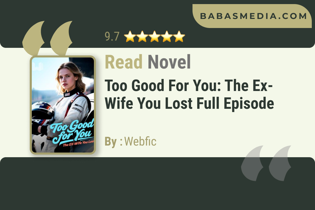 Too Good for You: The Ex-Wife You Lost Novel By Webfic Read Reviews