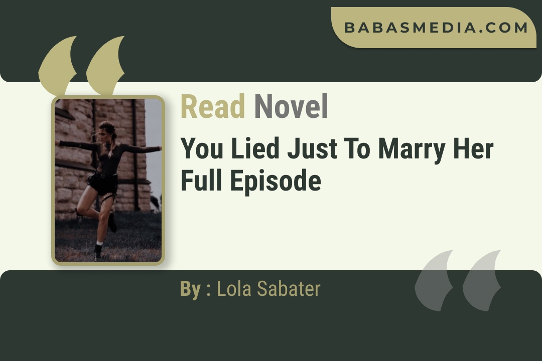 You Lied Just to Marry Her Novel By Lola Sabater Reviews