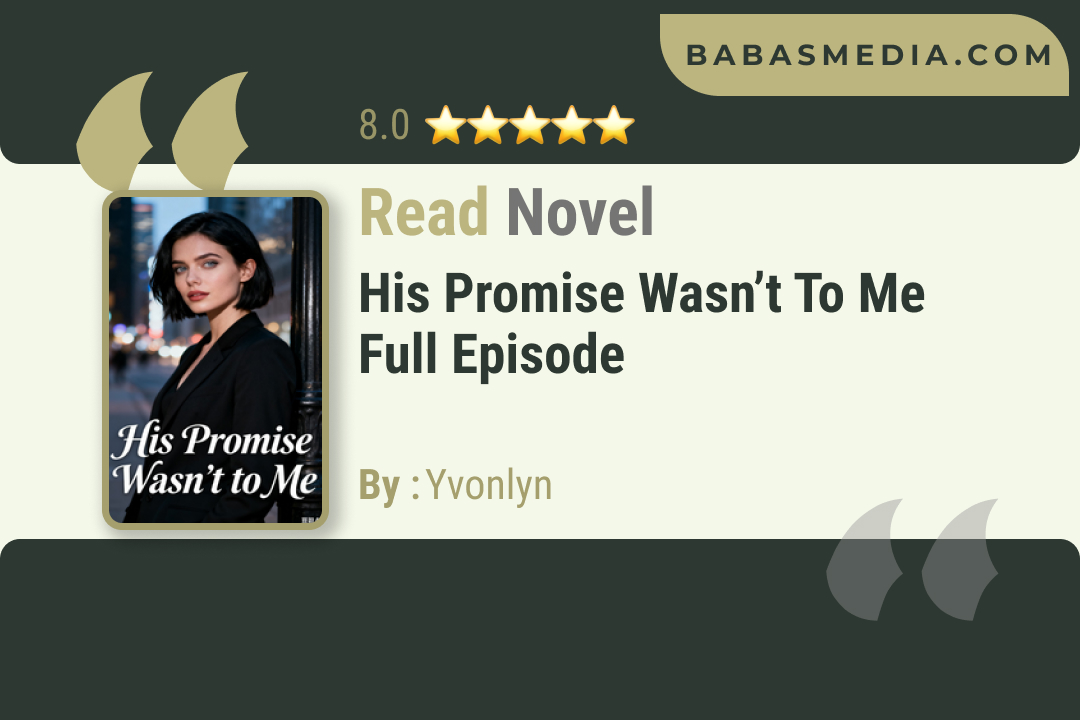His Promise Wasn’t to Me Novel By Yvonlyn Read Reviews