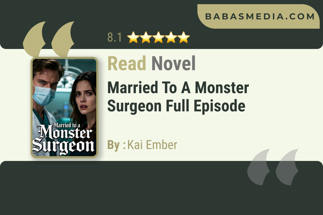 Married to a Monster Surgeon Novel By Kai Ember Read Reviews