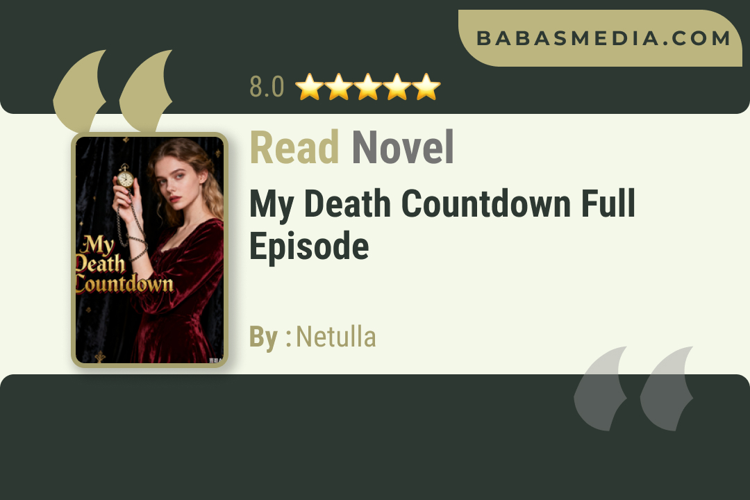 My Death Countdown Novel By Netulla Read Reviews