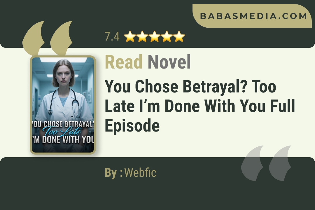 You Chose Betrayal? Too Late I’m Done With You Novel By Webfic Read Reviews