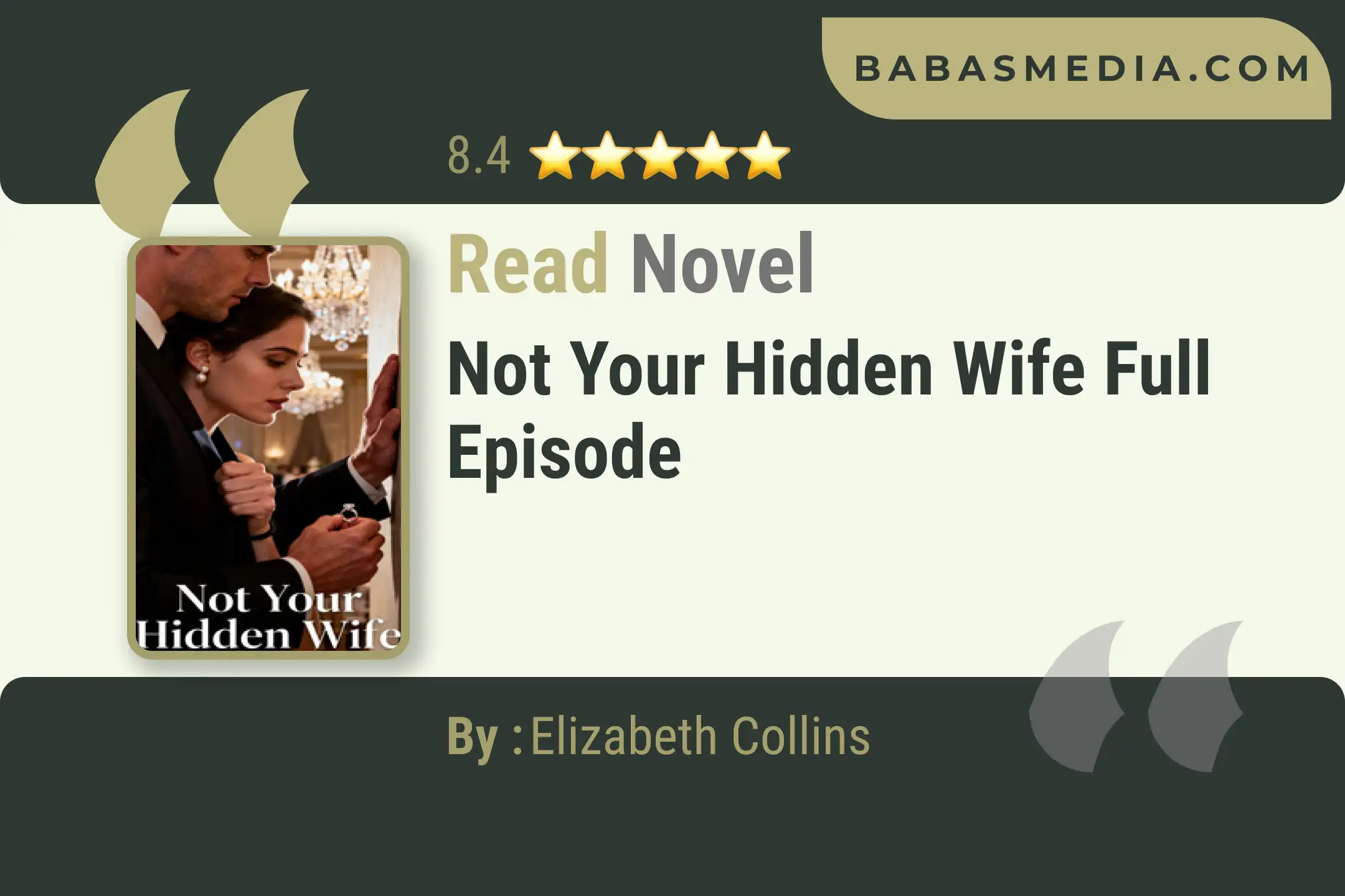 Not Your Hidden Wife Novel By Elizabeth Collins Read Reviews