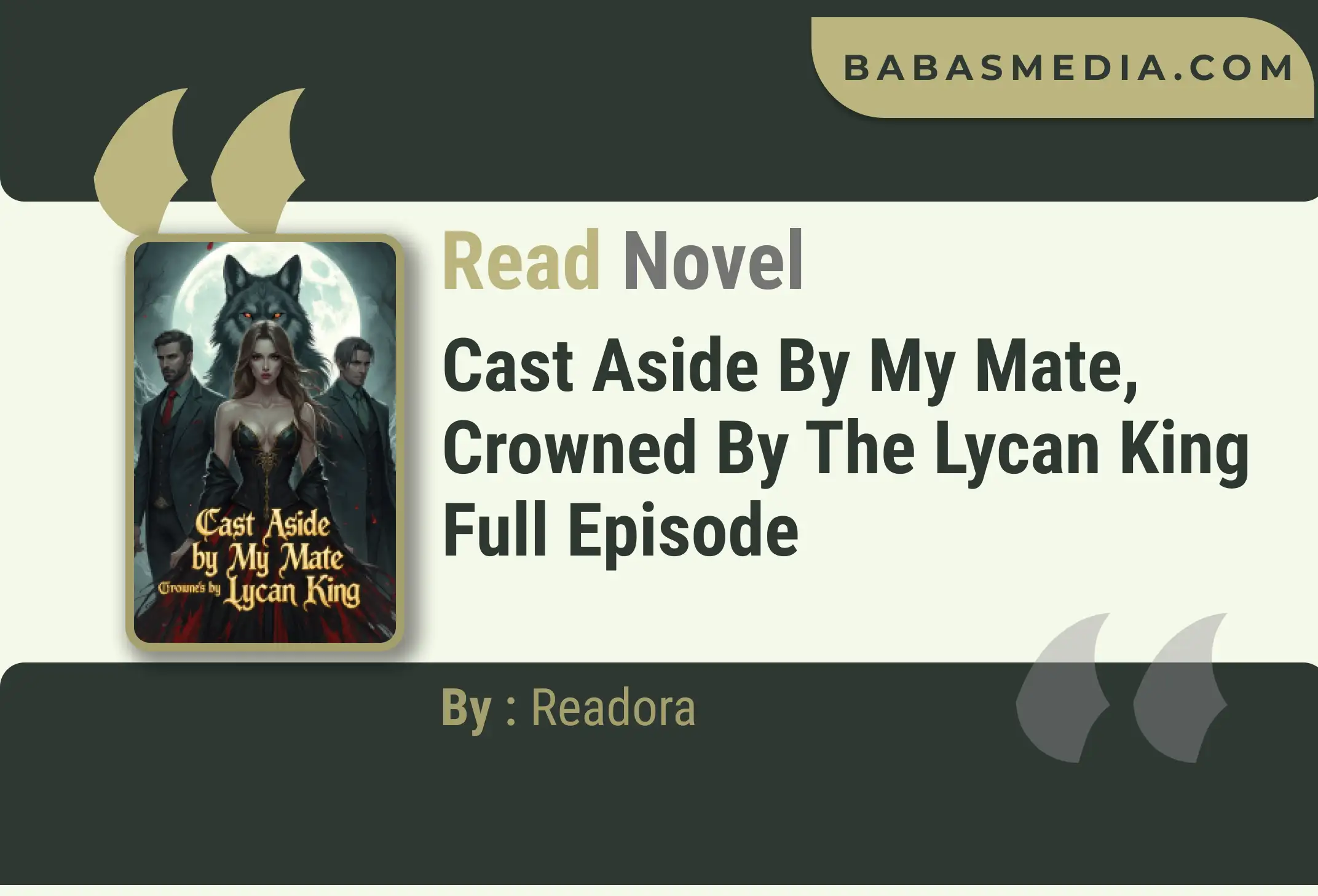 Cast Aside by My Mate, Crowned by the Lycan King Novel By Readora Read Reviews