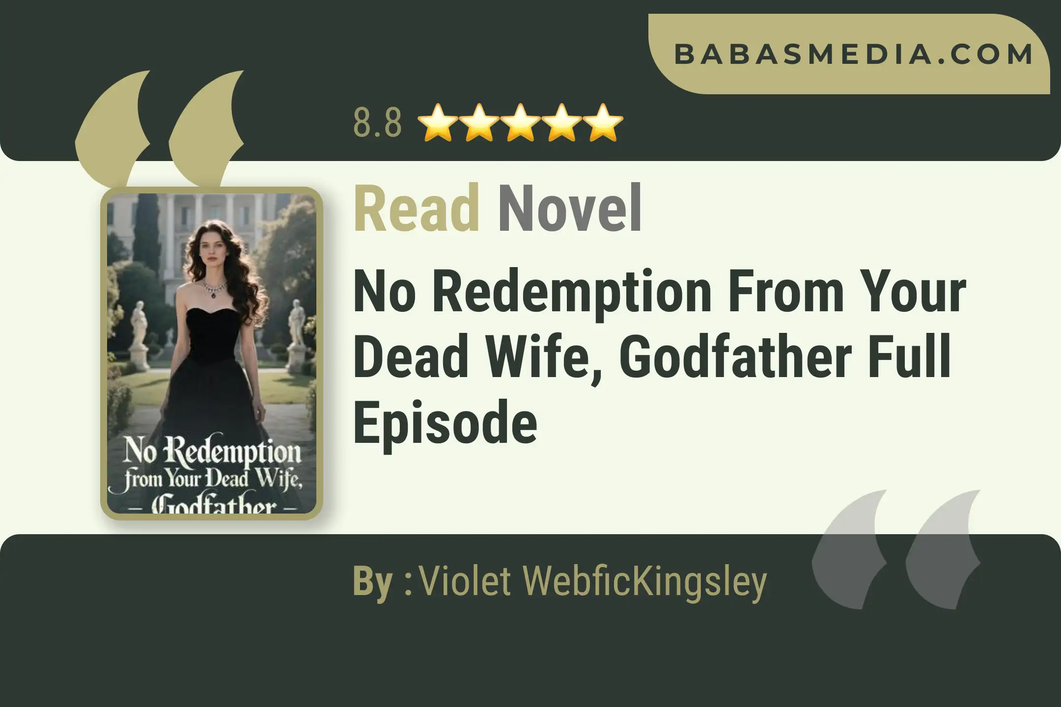 No Redemption from Your Dead Wife, Godfather Novel By Webfic Read Reviews
