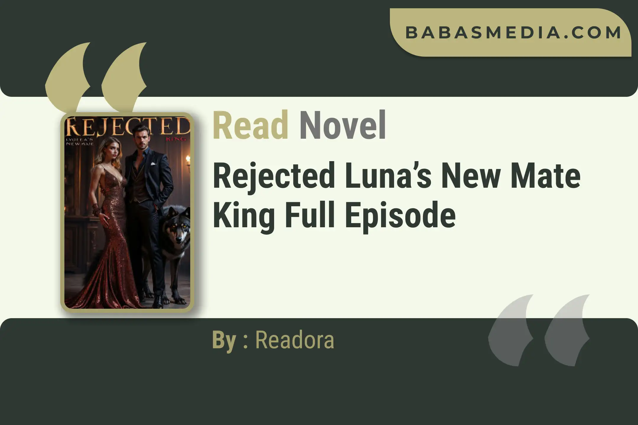 Rejected Luna’s New Mate King Novel By Readora Read Reviews