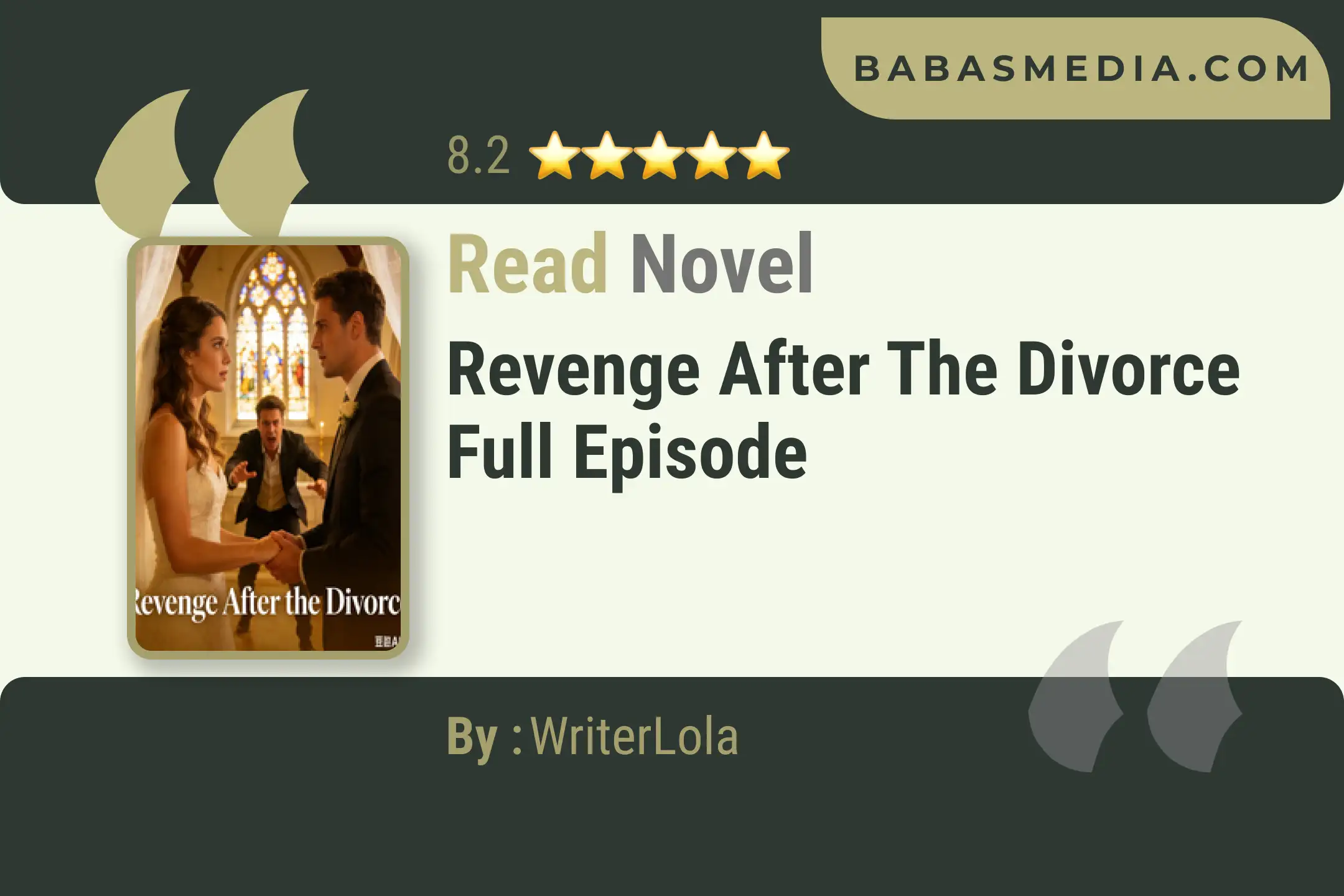 Revenge After the Divorce Novel By WriterLola Read Reviews