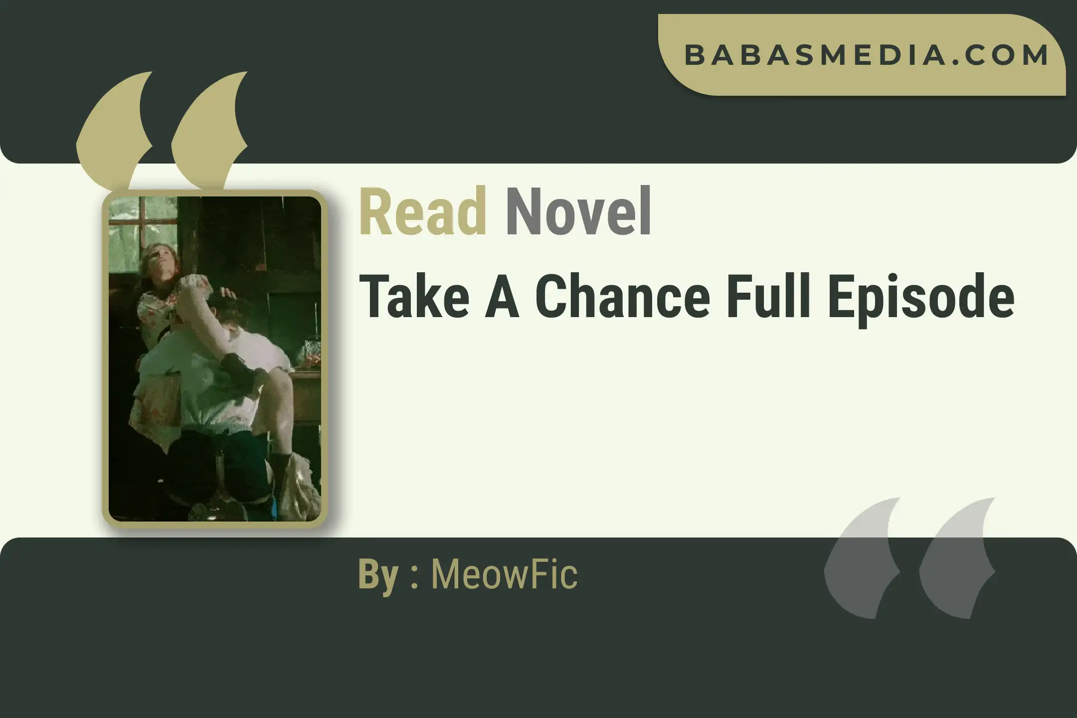 Take a Chance Novel By MeowFic Read Reviews