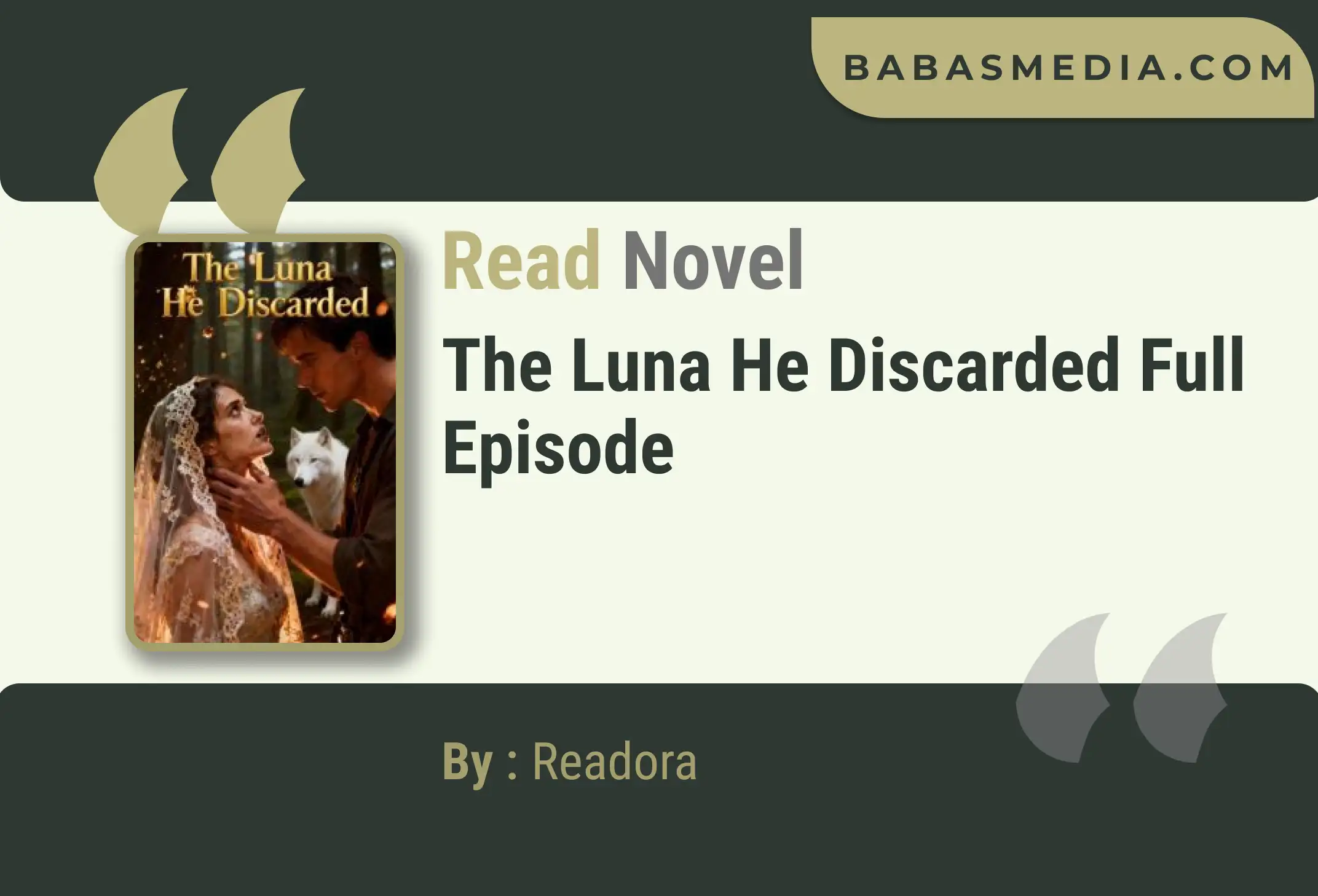 The Luna He Discarded Novel By Readora Read Reviews