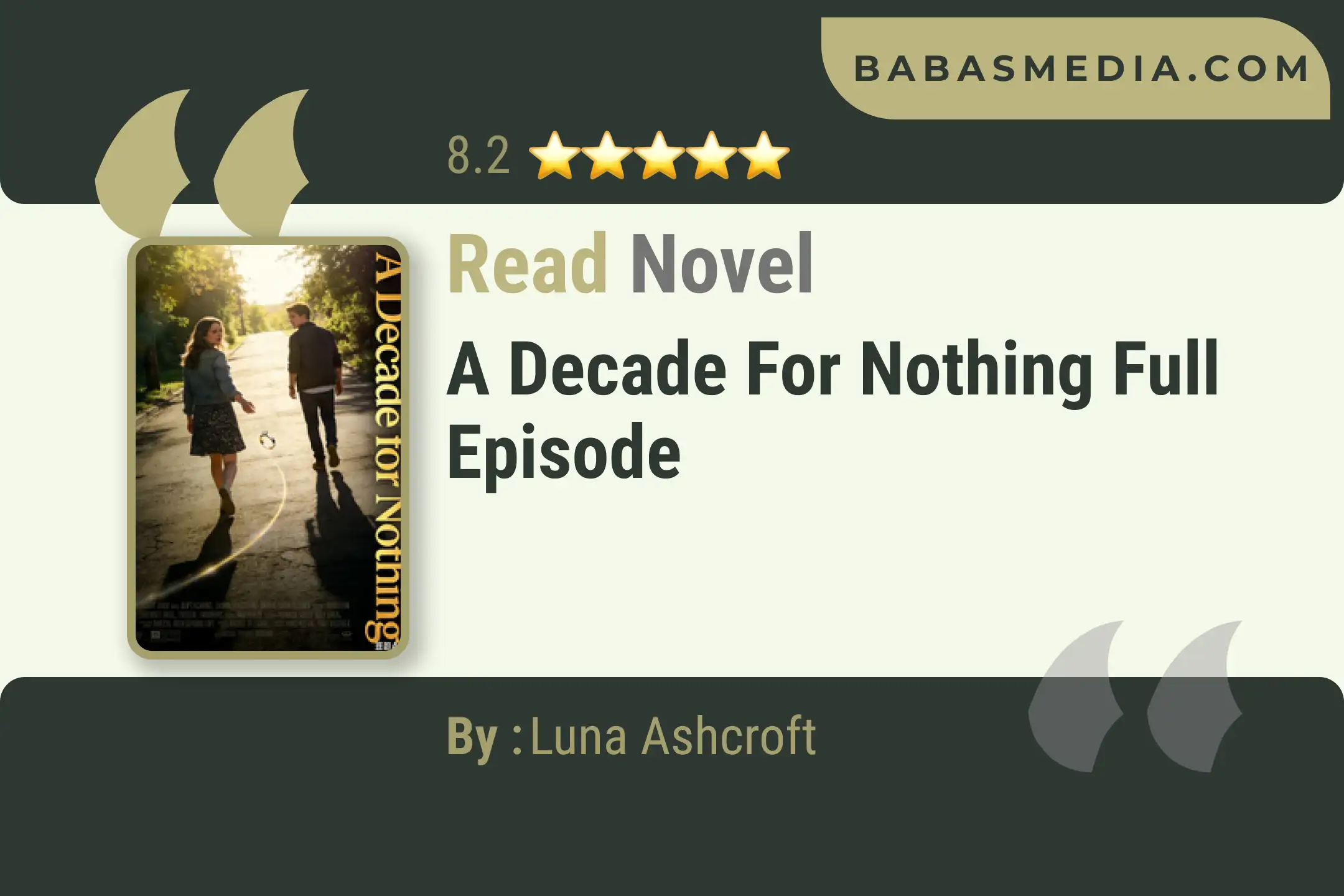 A Decade for Nothing Novel By Luna Ashcroft Read Reviews