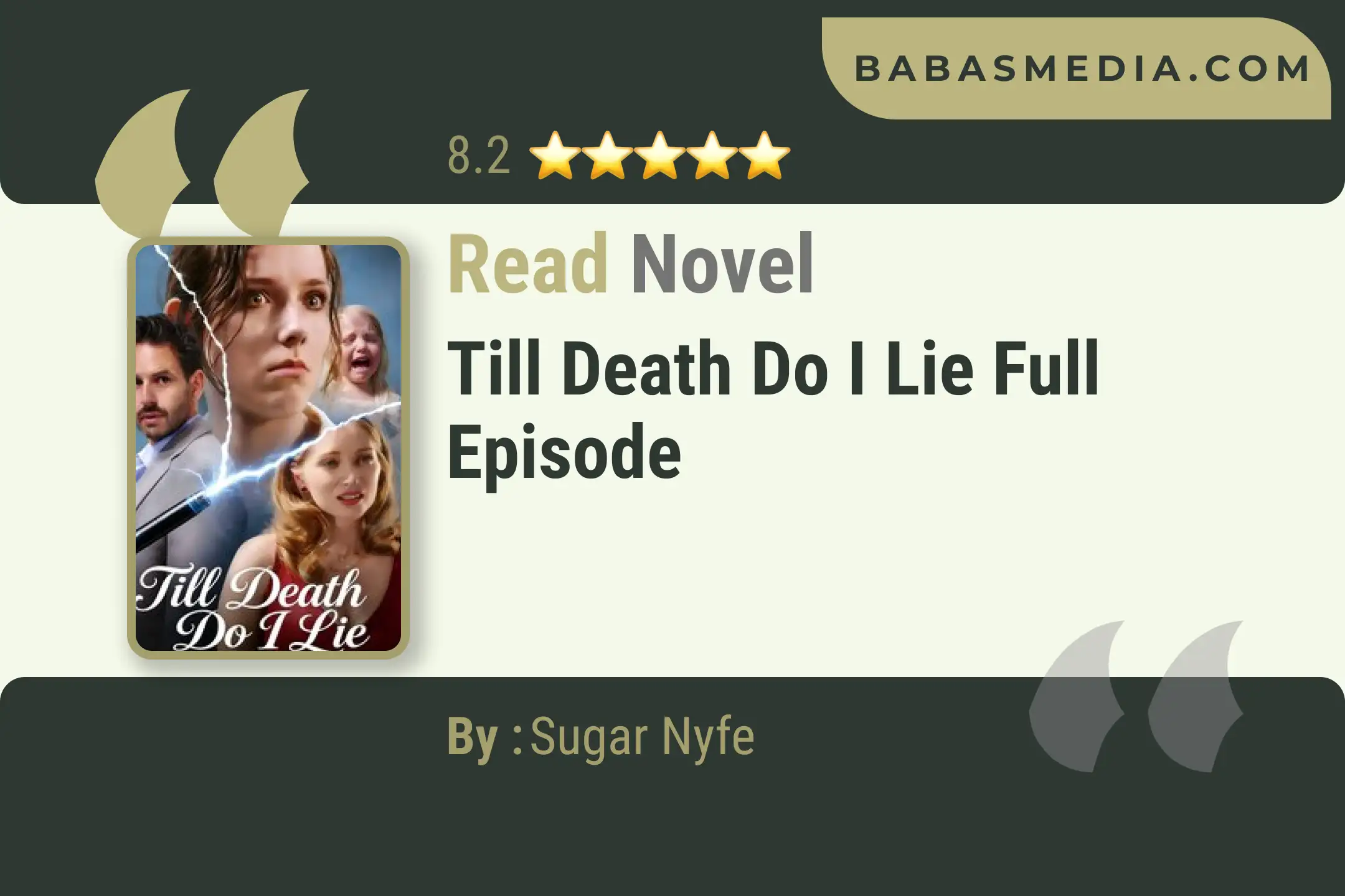 Till Death Do I Lie Novel By Sugar Nyfe Read Reviews