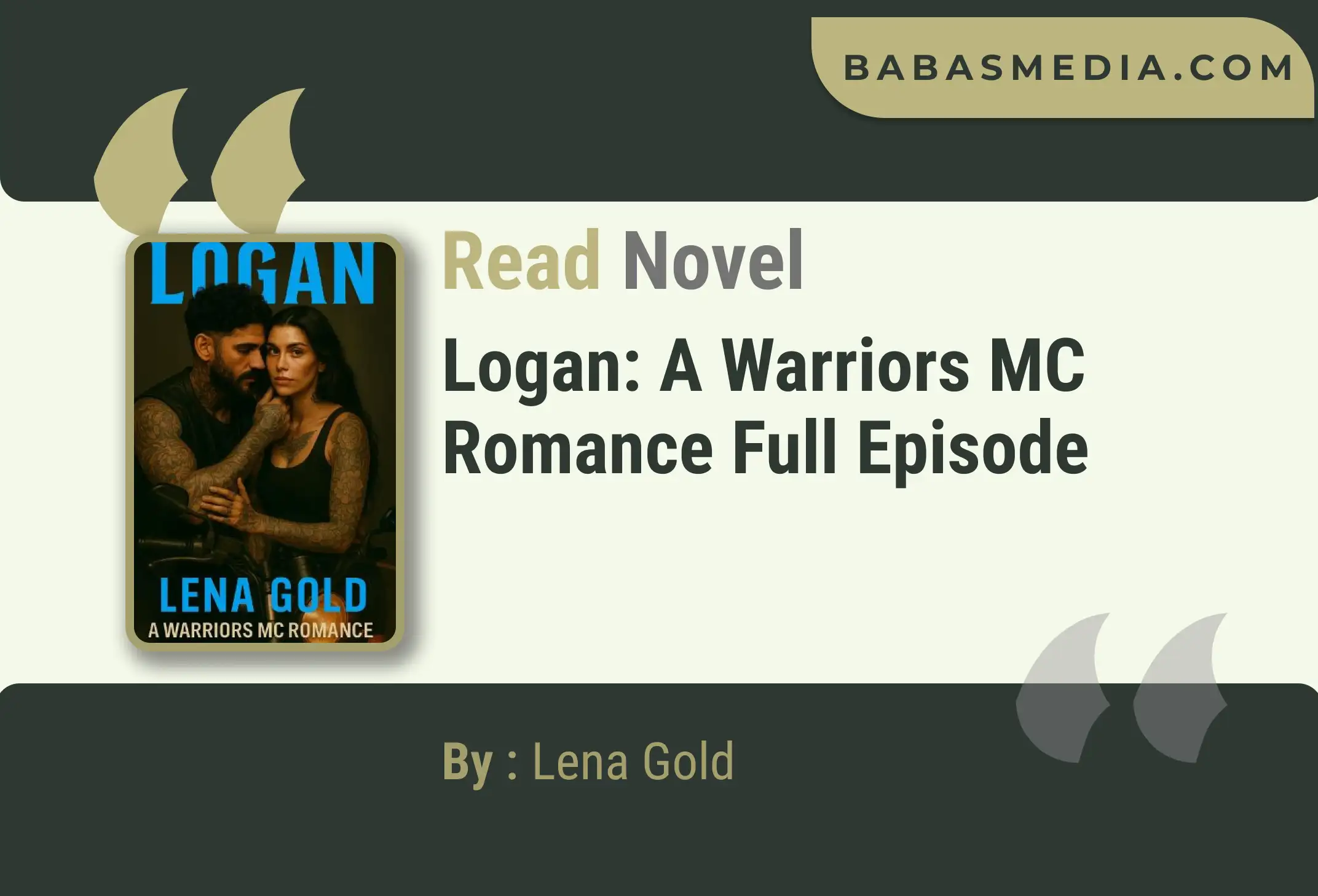Logan: A Warriors MC Romance Novel By Lena Gold Read Reviews