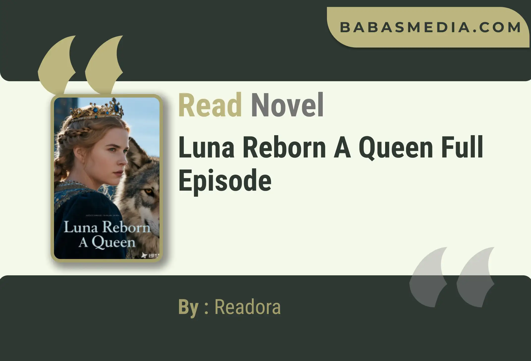 Luna Reborn A Queen Novel By Readora Read Reviews