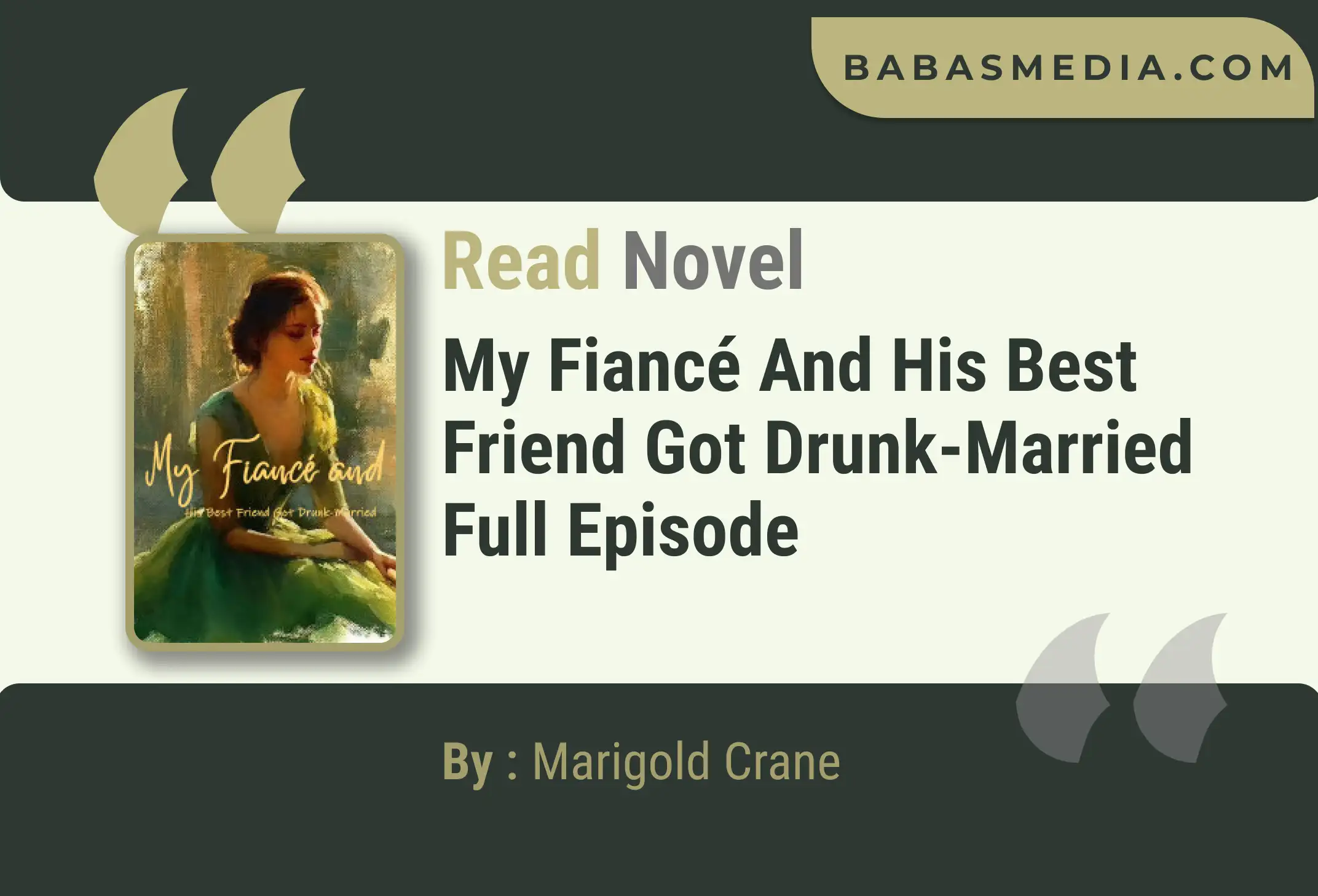My Fiancé and His Best Friend Got Drunk-Married Novel By Marigold Crane Read Reviews