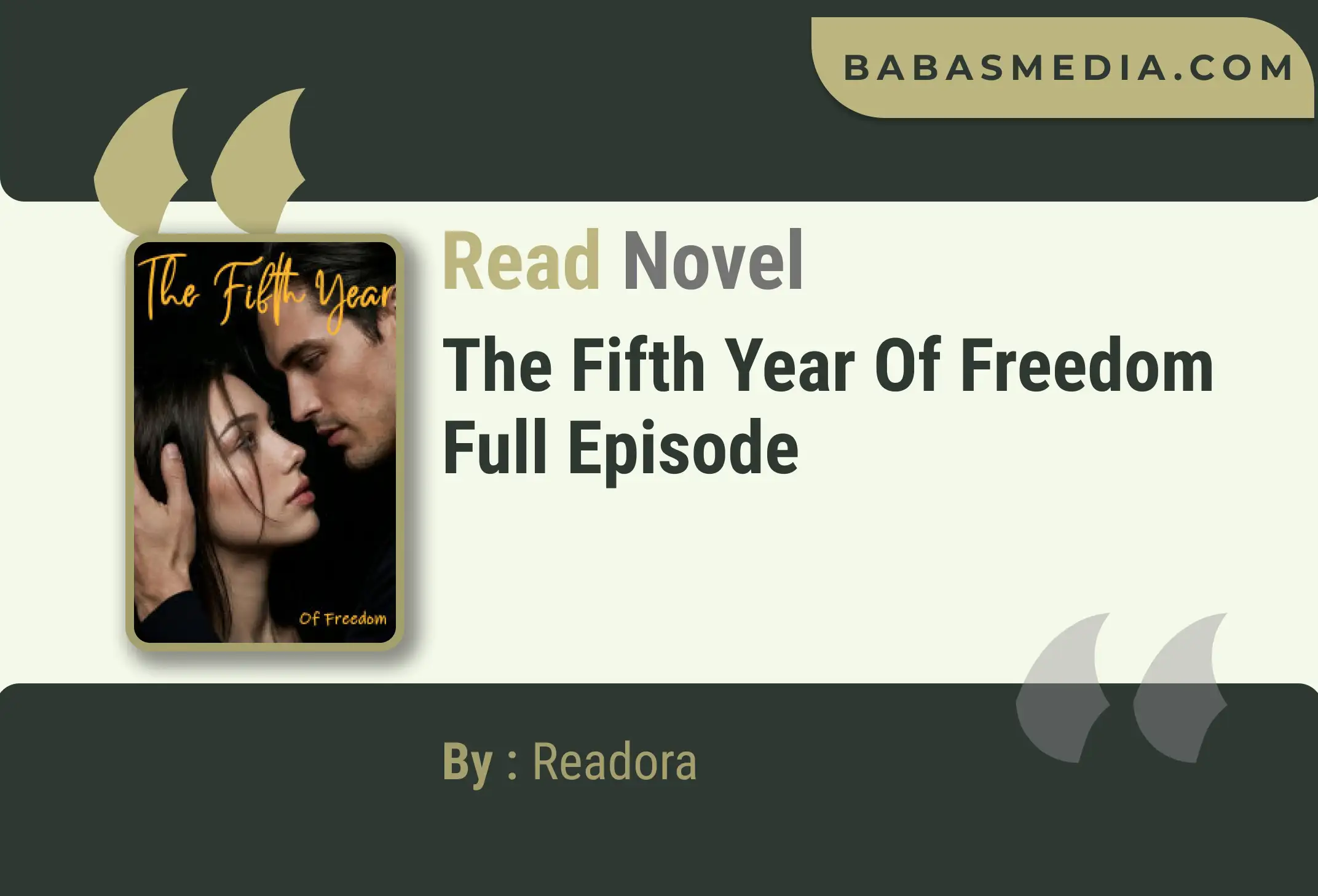 The Fifth Year Of Freedom Novel By Readora Read Reviews