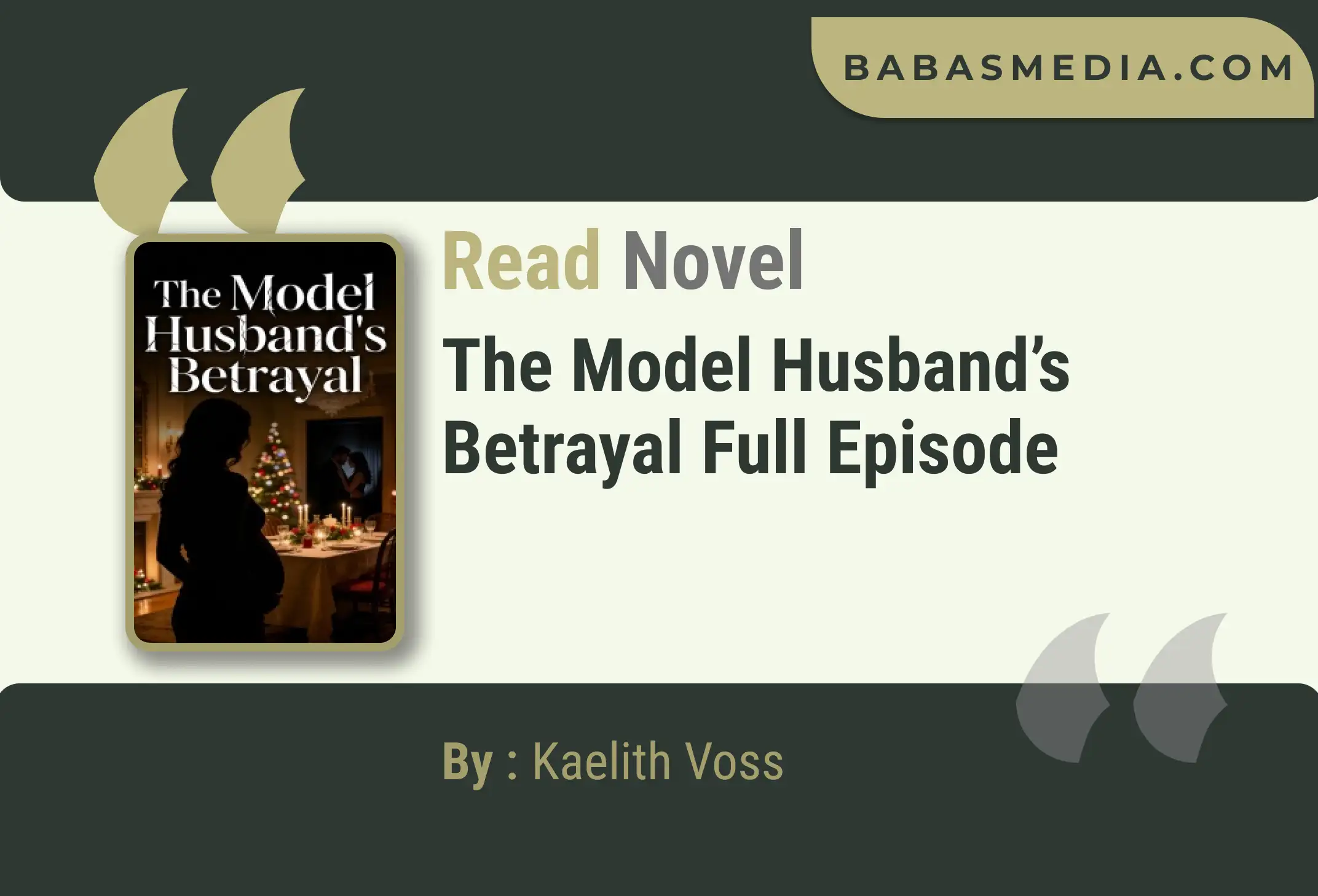 The Model Husband’s Betrayal Novel By Kaelith Voss Read Reviews