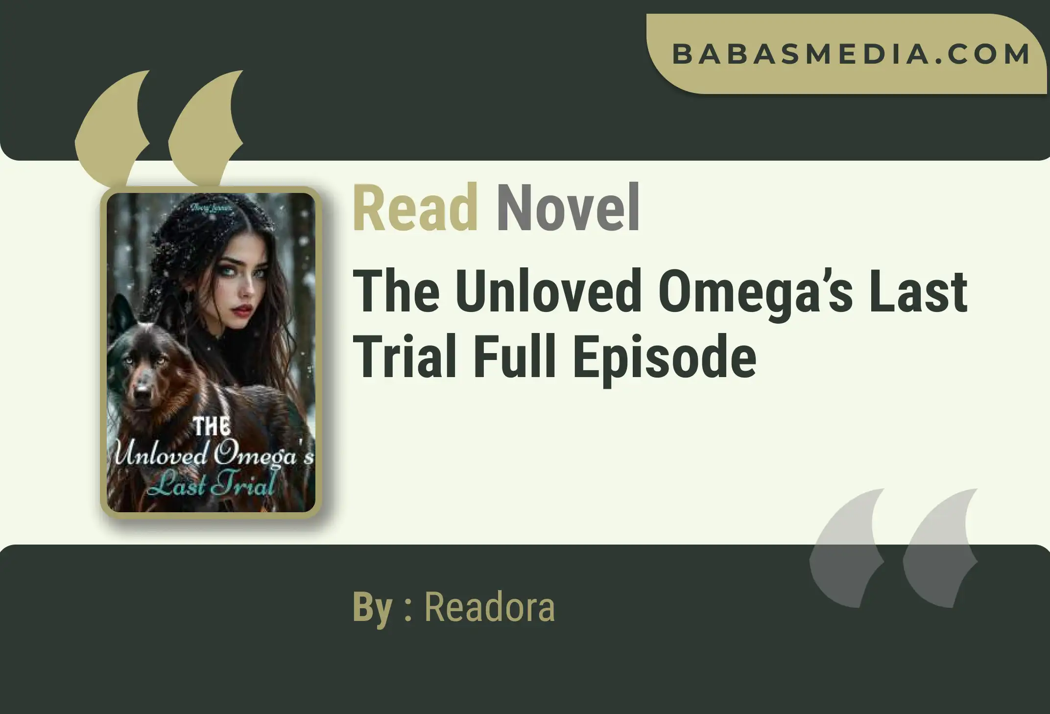 The Unloved Omega’s Last Trial Novel By Readora Read Reviews