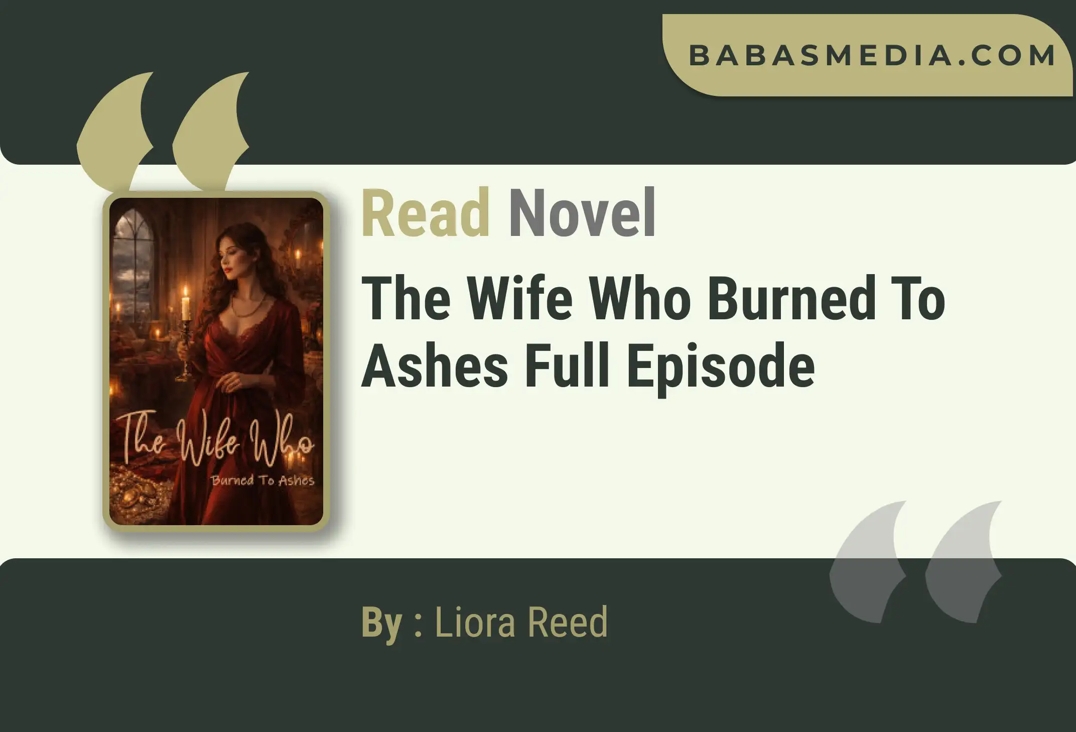 The Wife Who Burned To Ashes Novel By Liora Reed Read Reviews