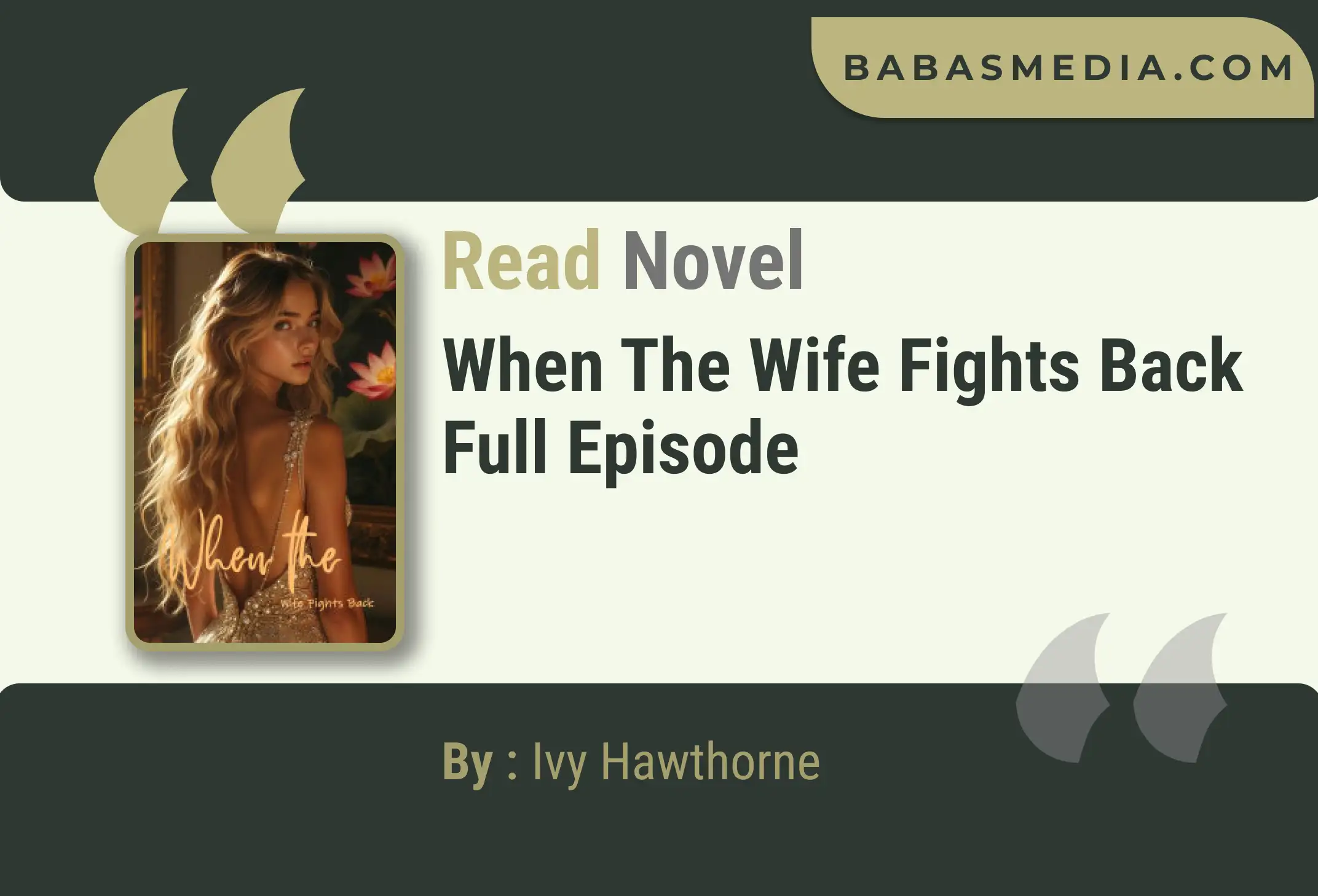 When the Wife Fights Back Novel By Ivy Hawthorne Read Reviews