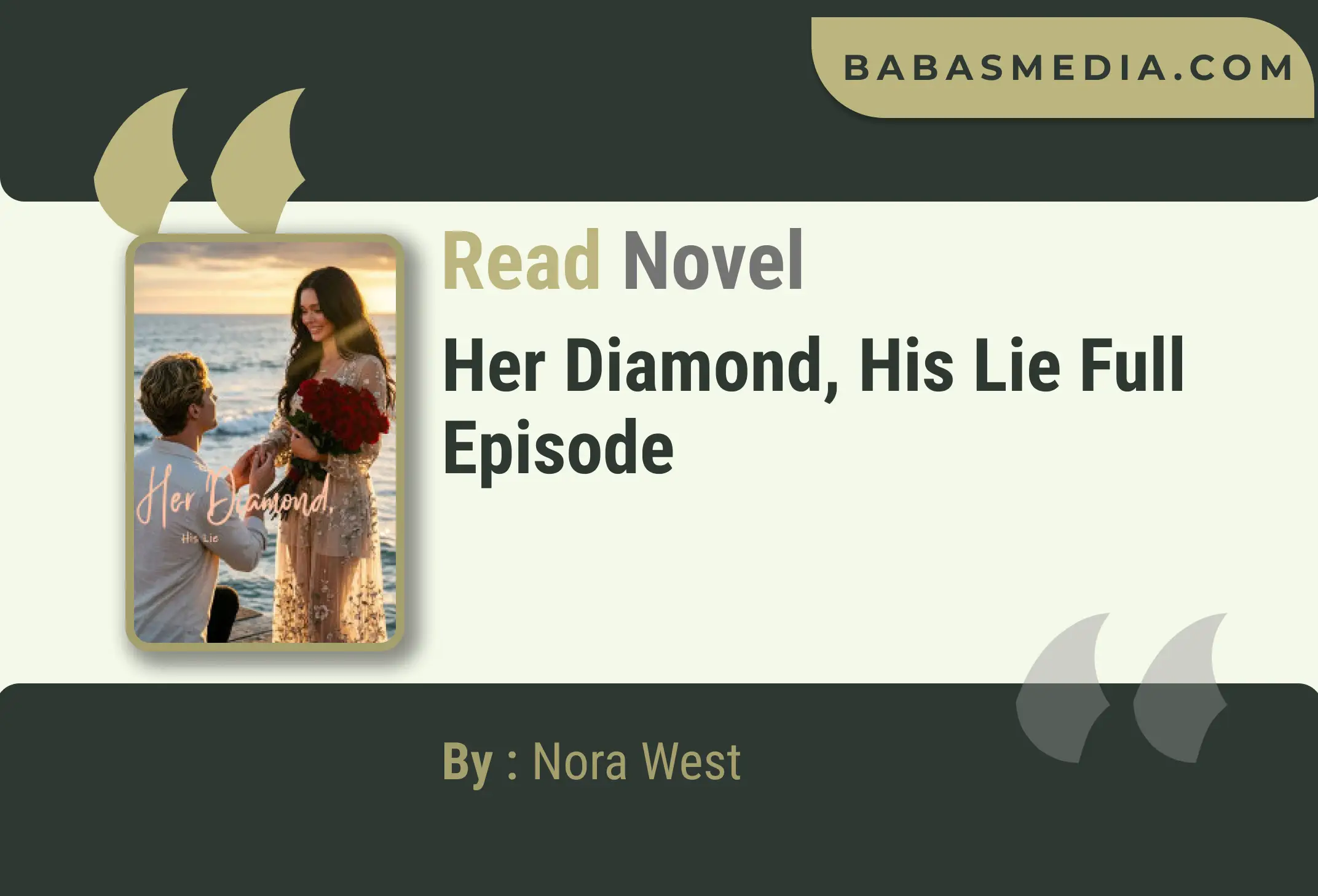 Her Diamond, His Lie Novel By Nora West Read Reviews