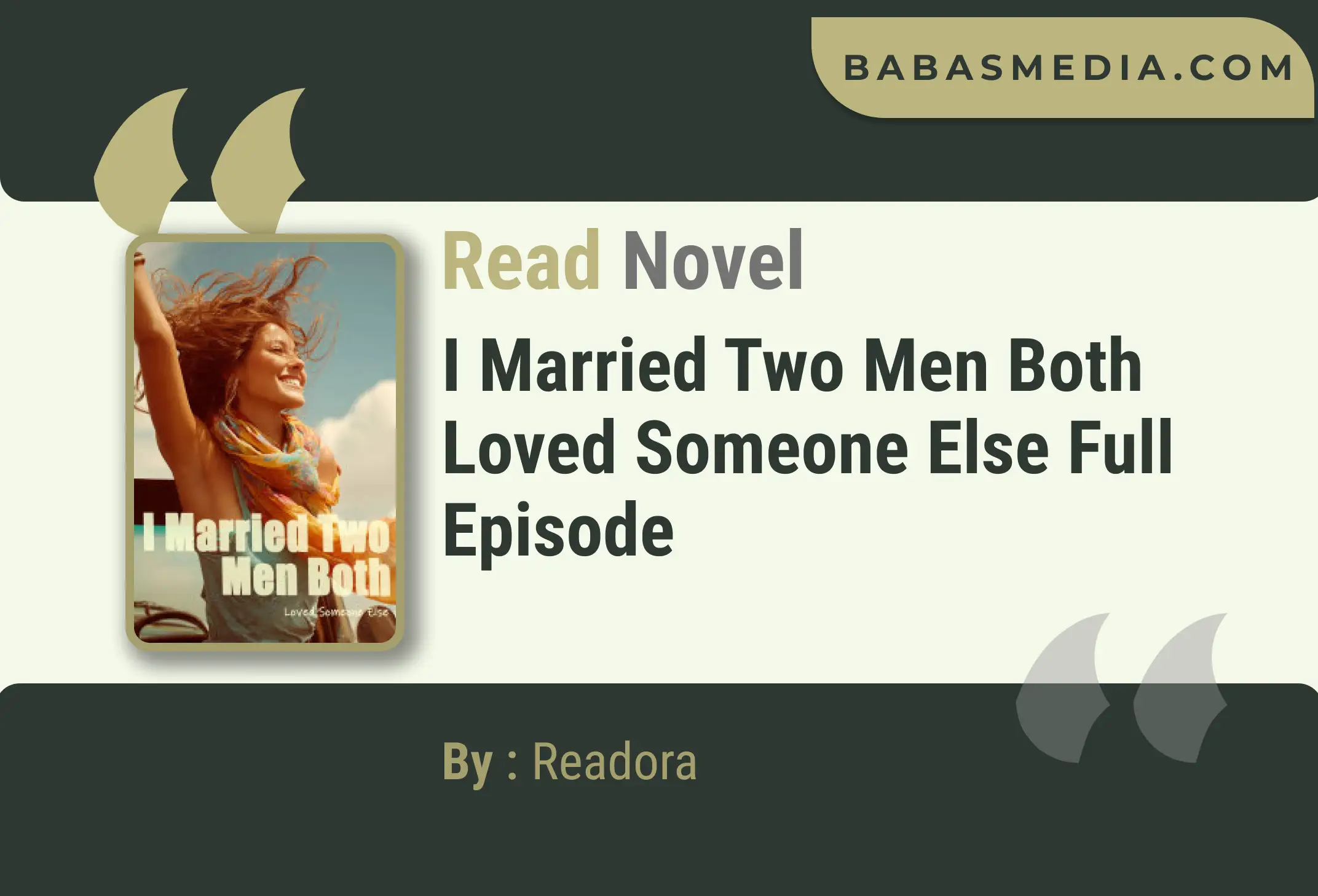 I Married Two Men Both Loved Someone Else By Readora Read Reviews