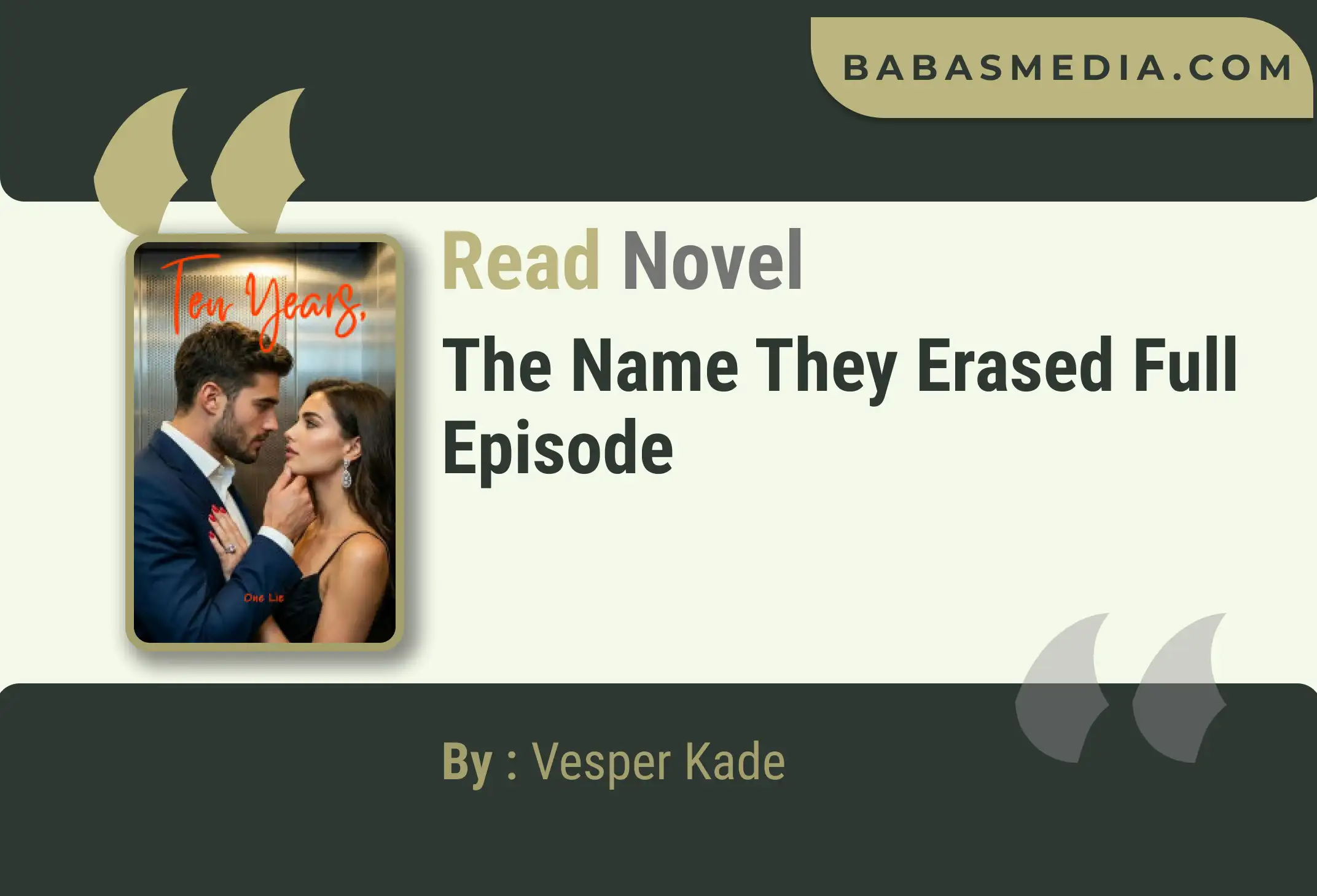 The Name They Erased Novel By Vega Sterling Read Reviews