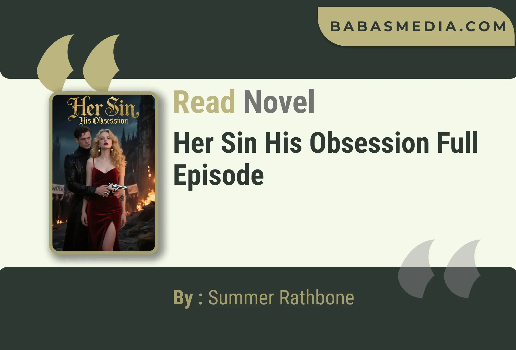 Her Sin His Obsession Novel By Summer Rathbone Read Reviews