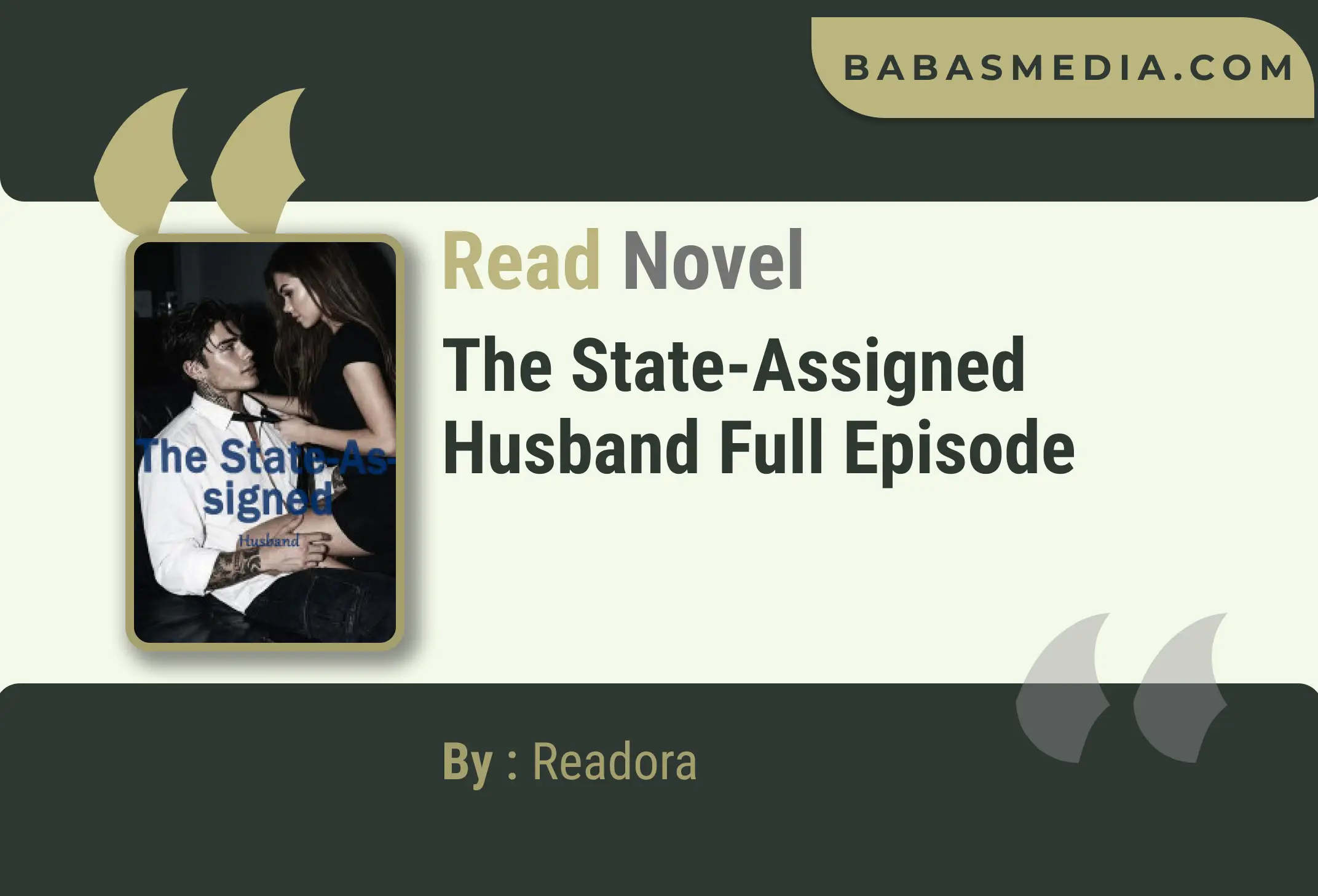 The State-Assigned Husband Novel By Readora Read Reviews